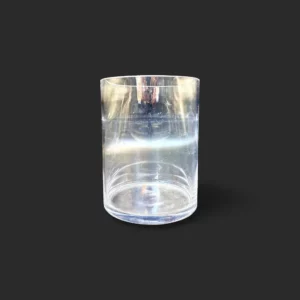 vase verre Genève cylindrique transparent Silence de Cristal, écrin épuré pour bouquets haut de gamme