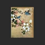 Carte de voeux Soie de Sakura