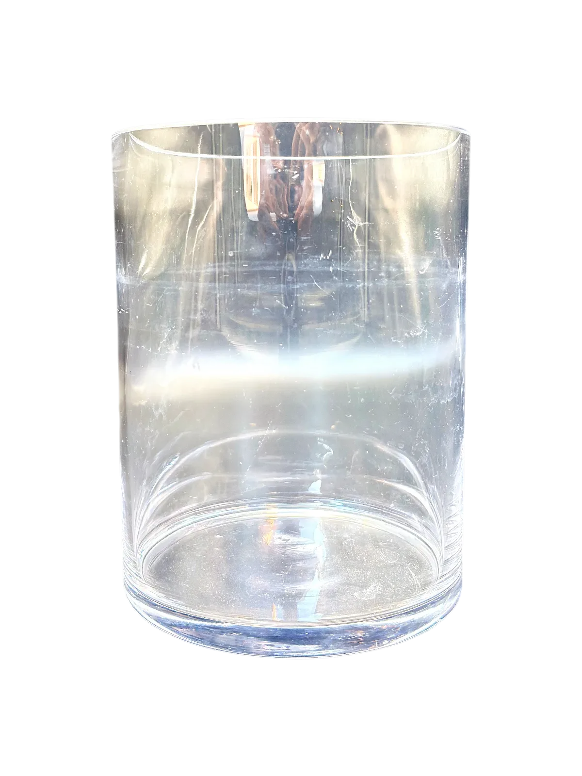 JTNE-118.webp vase verre Genève cylindrique transparent Silence de Cristal, écrin épuré pour bouquets haut de gamme