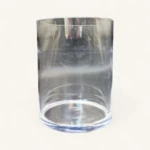 vase verre Genève cylindrique transparent Silence de Cristal, écrin épuré pour bouquets haut de gamme