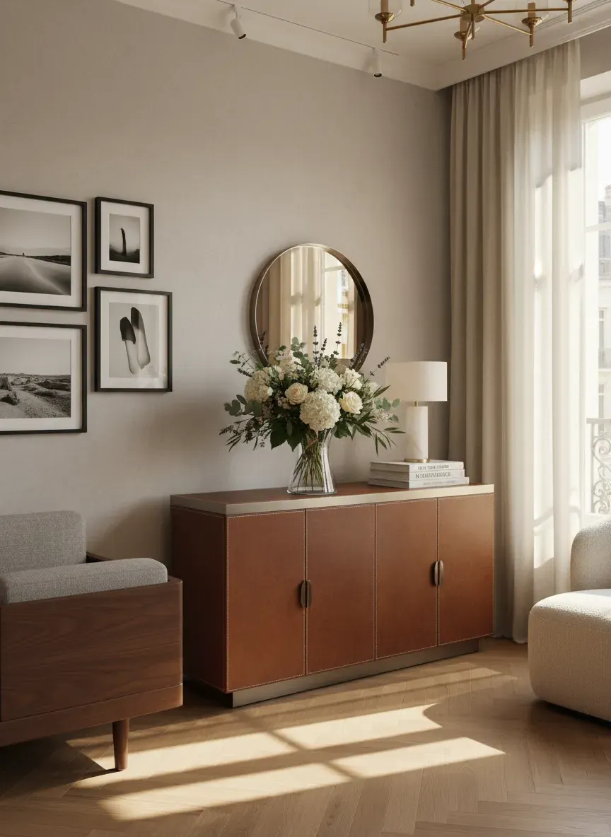 RlUlM0Q.webp vase en verre sablier Genève Hyaline, écrin de cristal transparent mettant en valeur les bouquets