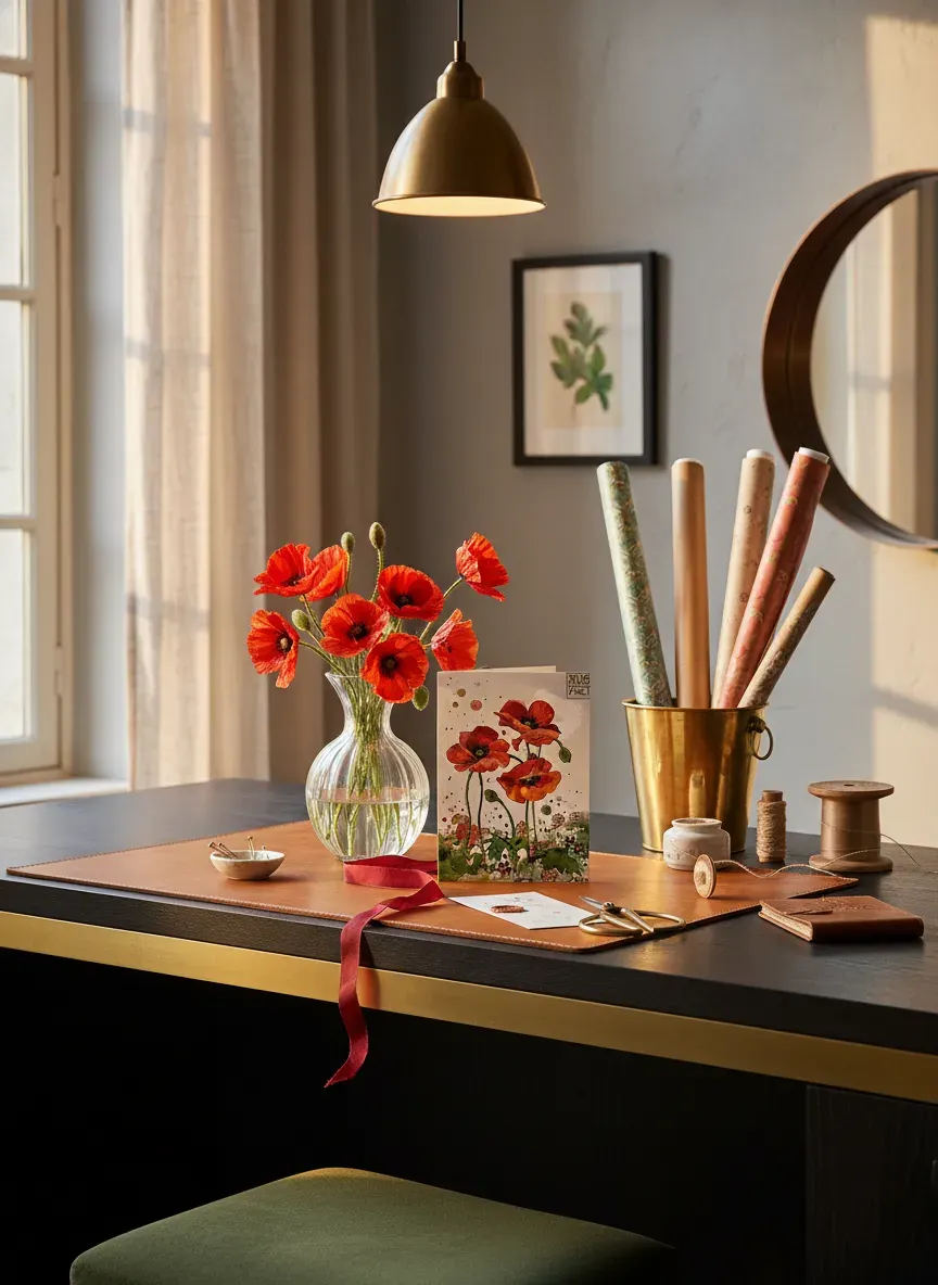 bCUyRkNzJTNE.webp carte papavérine Genève - carte aquarelle de coquelots rouges pour accompagner bouquets