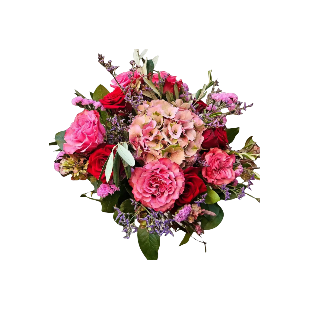 Bouquet rose romantique genève